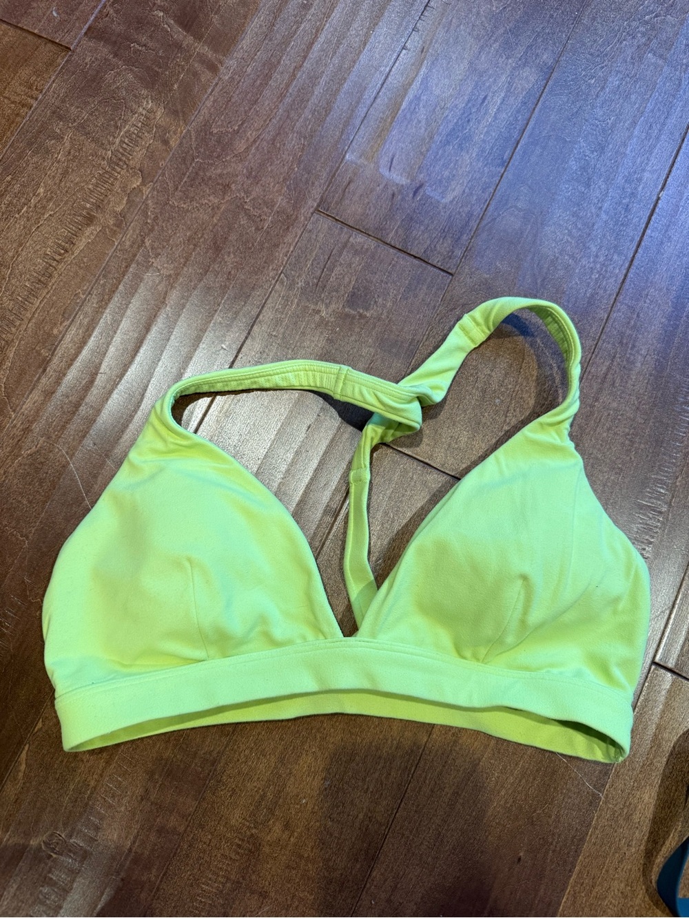 Bright GreenYellow Triangle Bralette - Athleta